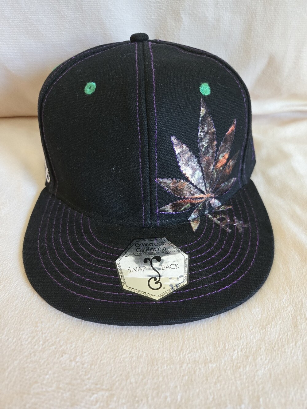 GRASSROOTS x BAZONZOES SNAPBACK HAT * 420 SPECIAL EDITION * MICHIGAN GREAT LAKES
